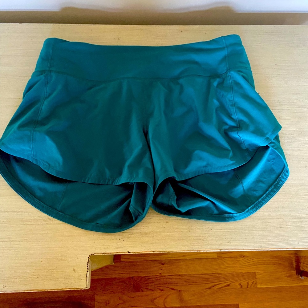 TEAL LAGOON SPEED UPS! Size 8, 4 inch and mid rise!